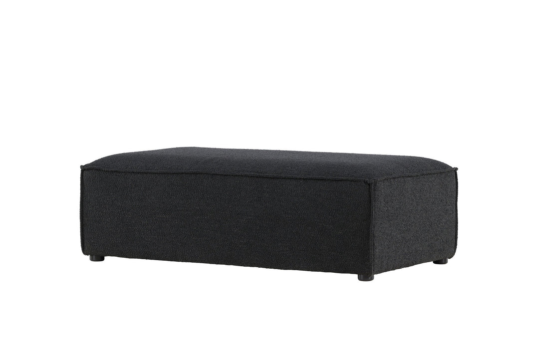 Vind Gillholmen Pouf - Black Boucle /