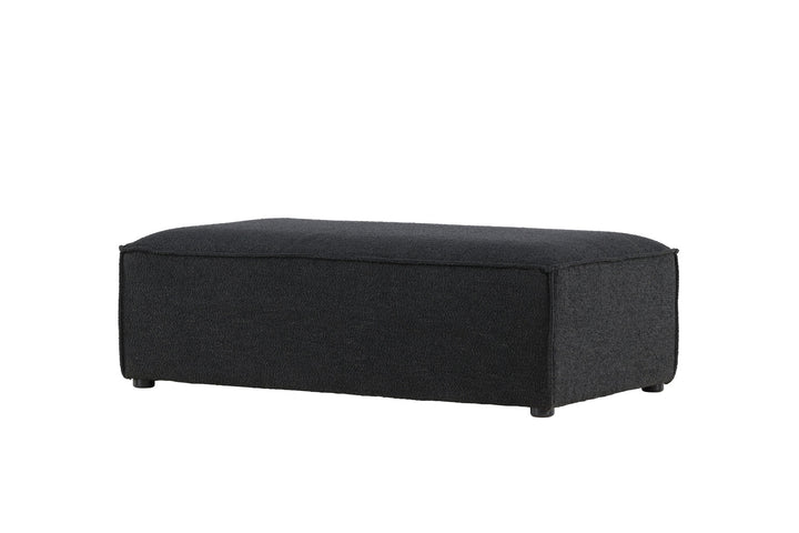 Vind Gillholmen Pouf - Black Boucle /