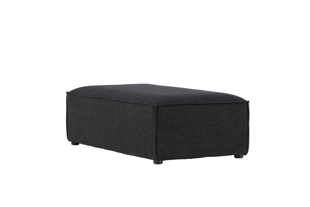 Vind Gillholmen Pouf - Black Boucle /