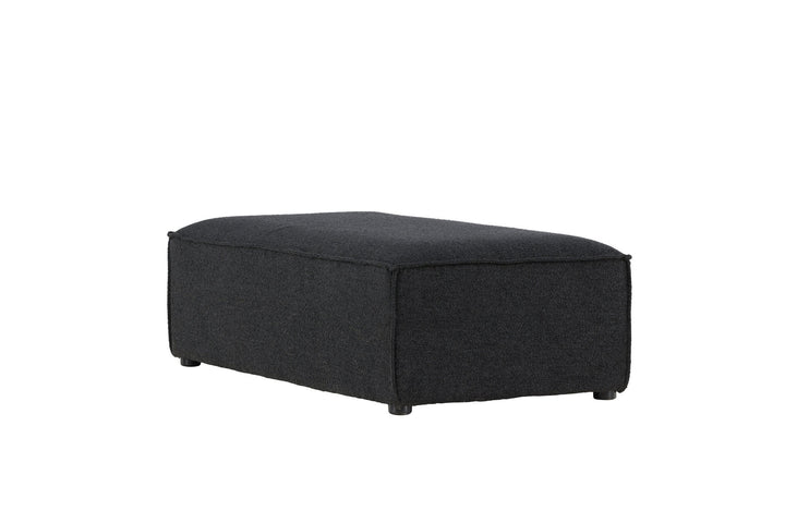 Vind Gillholmen Pouf - Black Boucle /