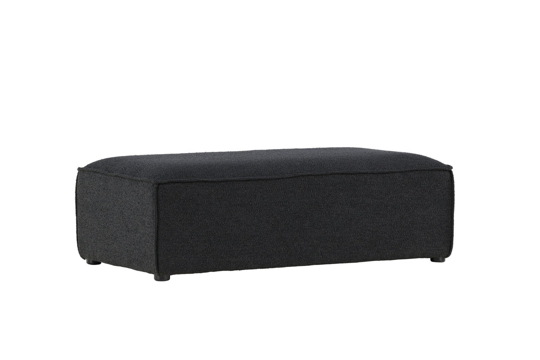 Vind Gillholmen Pouf - Black Boucle /