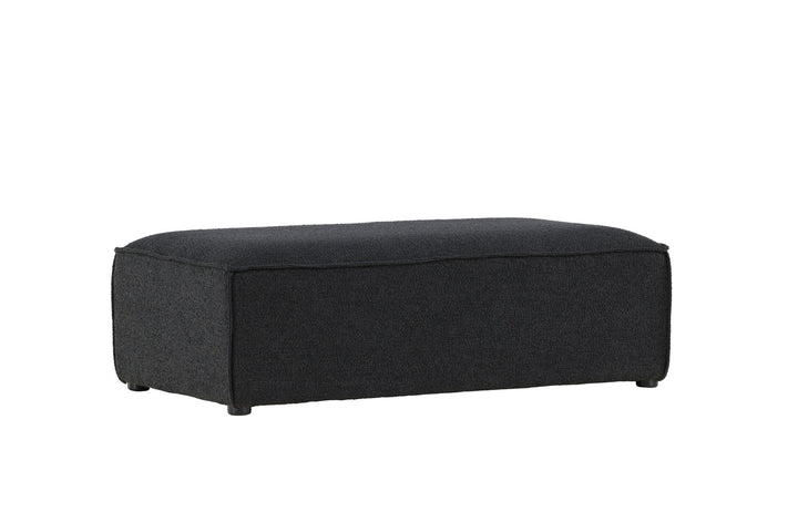 Vind Gillholmen Pouf - Black Boucle /