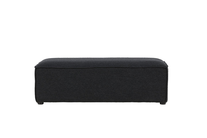 Vind Gillholmen Pouf - Black Boucle /