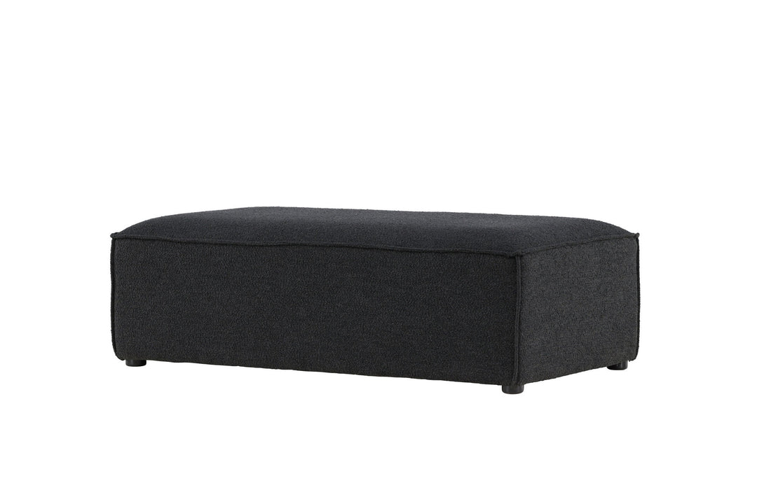 Vind Gillholmen Pouf - Black Boucle /