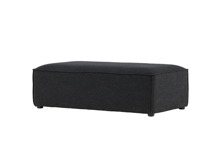 Vind Gillholmen Pouf - Black Boucle /