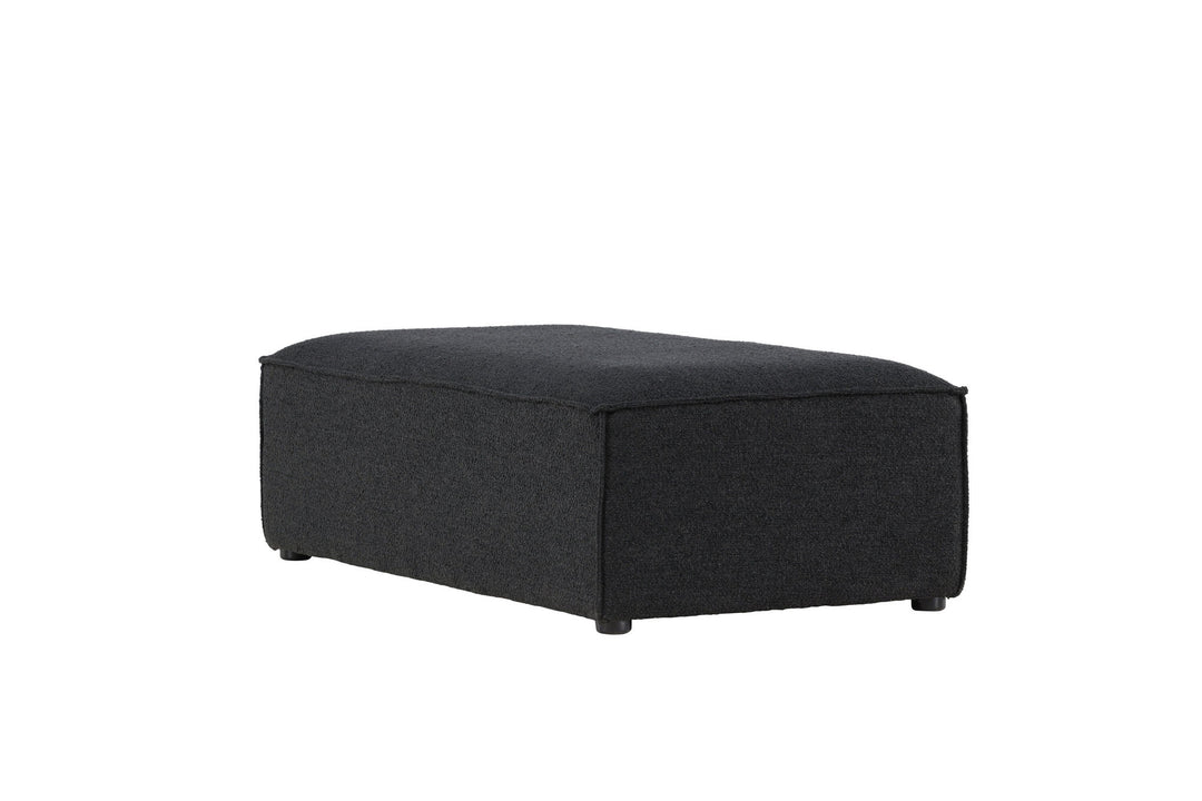 Vind Gillholmen Pouf - Black Boucle /