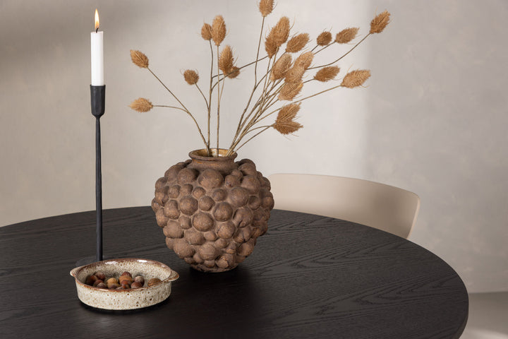 Venture Home OliviaDiningTable-Black/BlackVeneer+UrsholmenDiningChair-Nature/beigePolypropylene_4