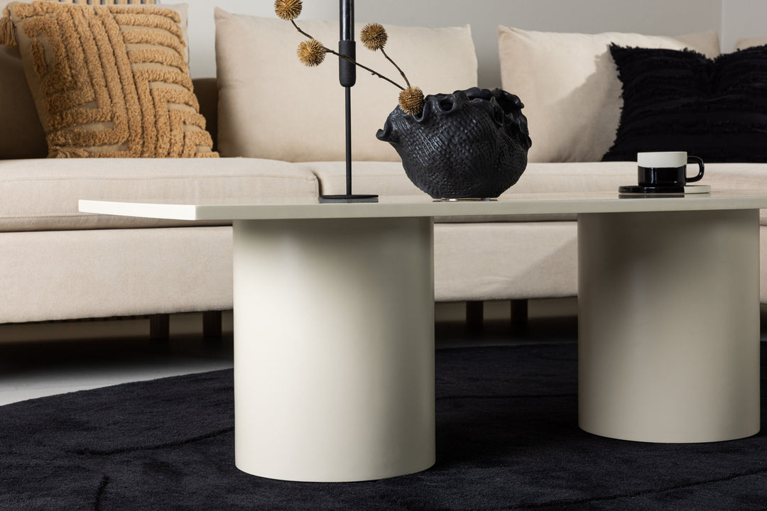 Venture Home Sandvika Sofa table  - Beige / Glossy