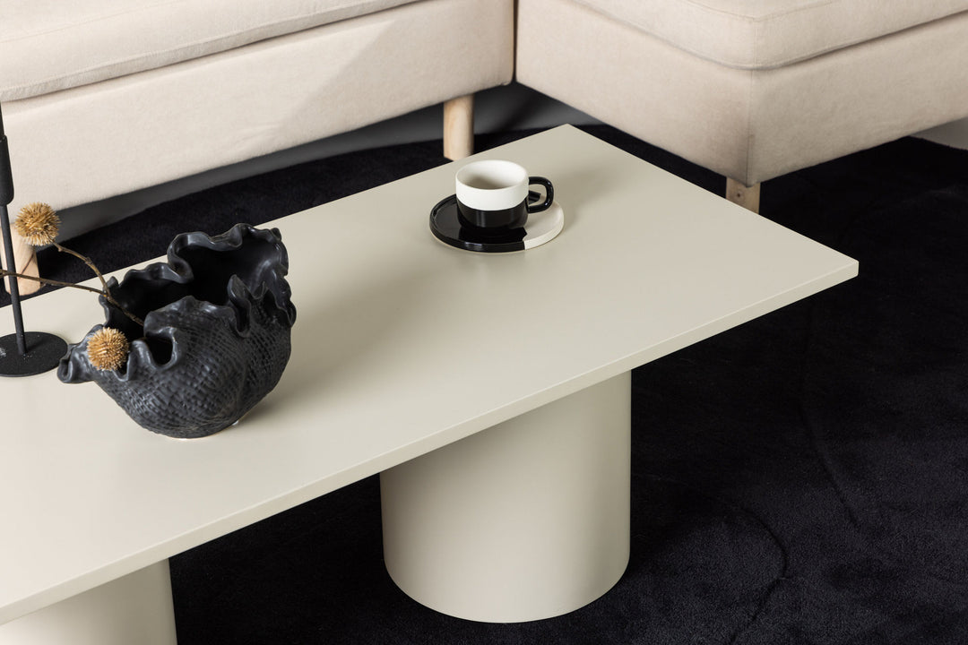 Venture Home Sandvika Sofa table  - Beige / Glossy