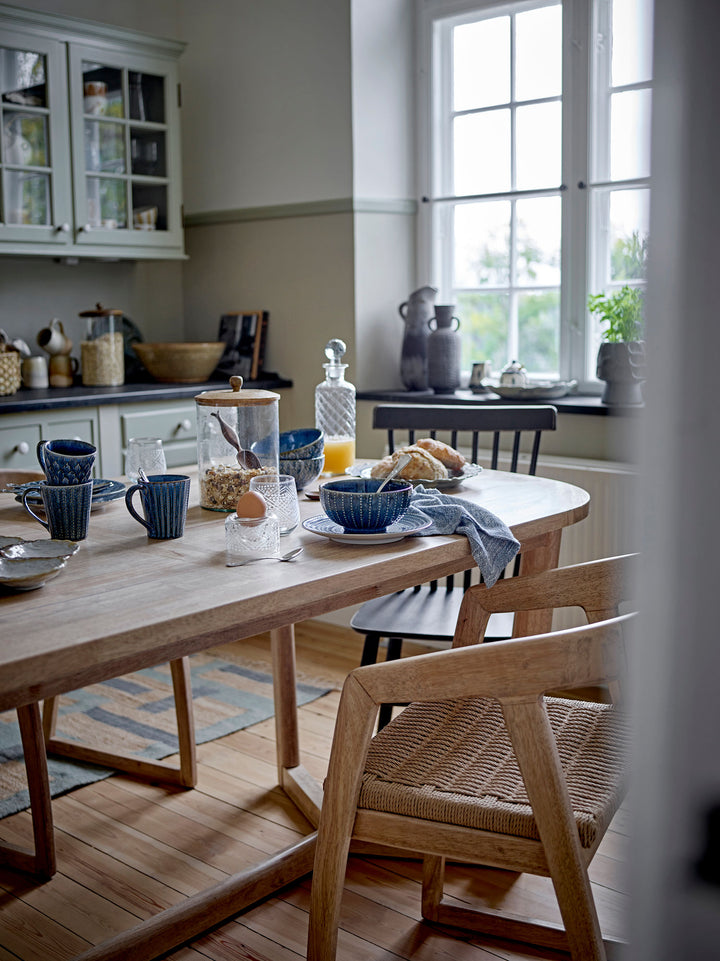 Creative Collection Serrone Spisebordsstol, Natur, Gummitræ