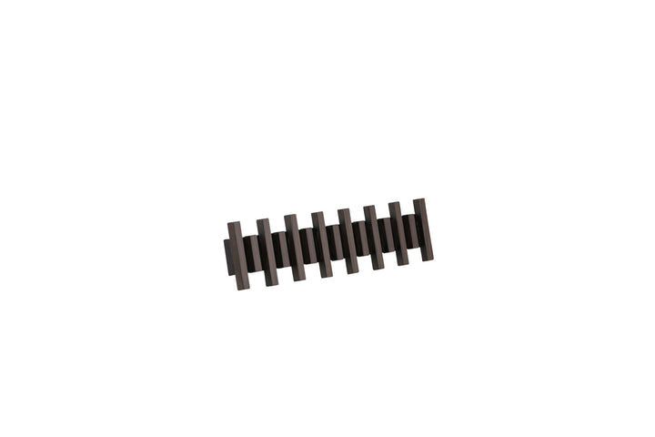 Venture Home Nimes Wall Hat Rack 75x3,5x13cm - Black/Mocca /  MDF