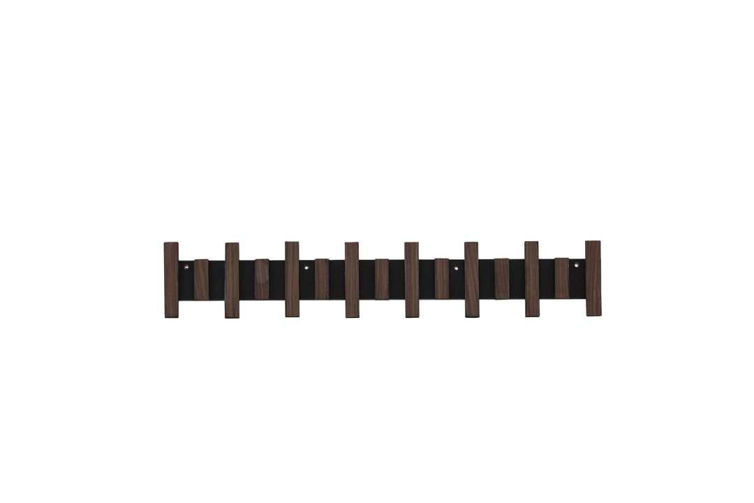 Venture Home Nimes Wall Hat Rack 75x3,5x13cm - Black/Mocca /  MDF