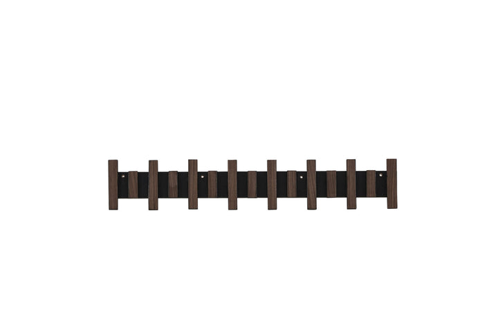 Venture Home Nimes Wall Hat Rack 75x3,5x13cm - Black/Mocca /  MDF