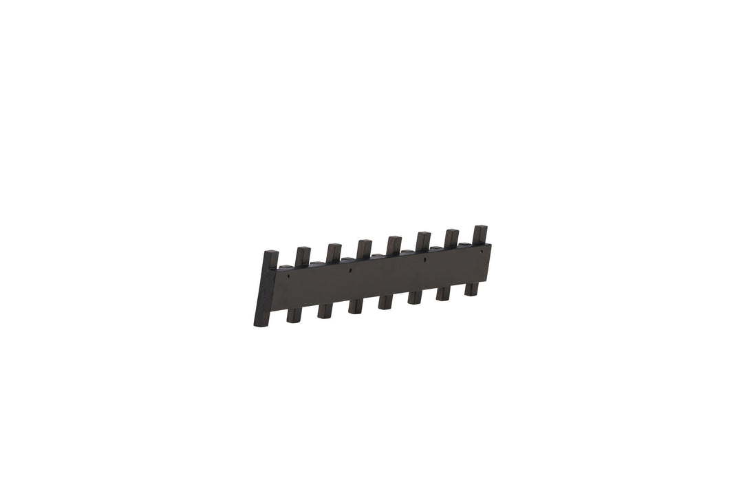 Venture Home Nimes Wall Hat Rack 75x3,5x13cm - Black/Mocca /  MDF