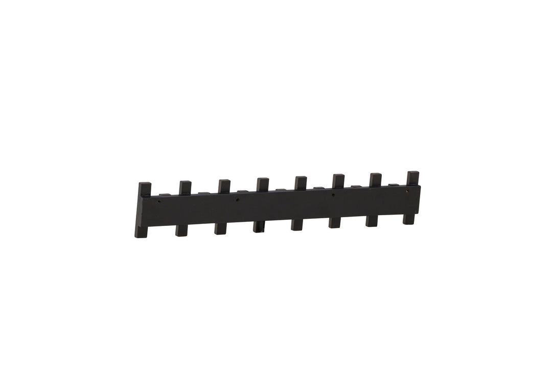 Venture Home Nimes Wall Hat Rack 75x3,5x13cm - Black/Mocca /  MDF