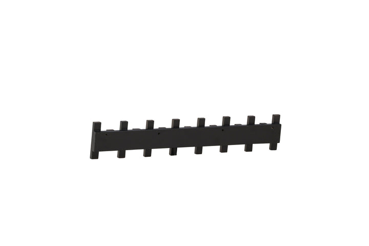 Venture Home Nimes Wall Hat Rack 75x3,5x13cm - Black/Mocca /  MDF