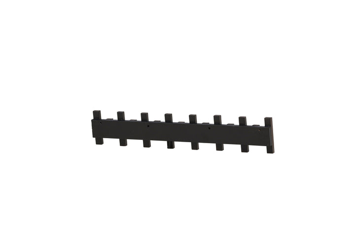 Venture Home Nimes Wall Hat Rack 75x3,5x13cm - Black/Mocca /  MDF