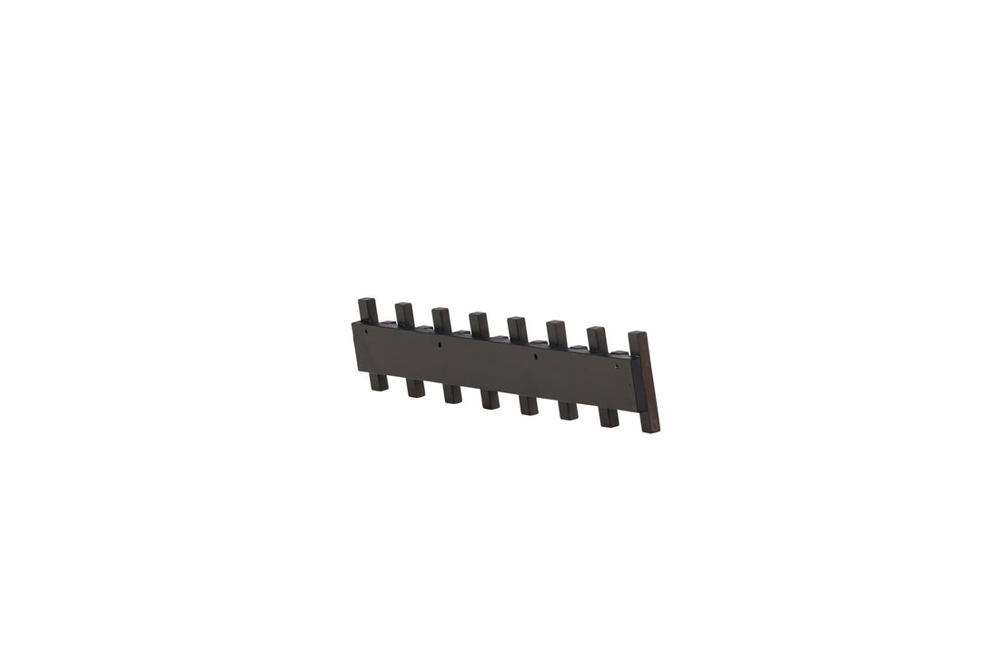 Venture Home Nimes Wall Hat Rack 75x3,5x13cm - Black/Mocca /  MDF
