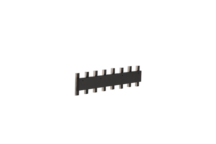Venture Home Nimes Wall Hat Rack 75x3,5x13cm - Black/whitewash /  MDF