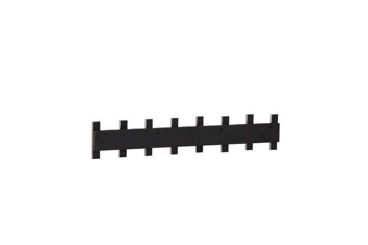 Venture Home Nimes Wall Hat Rack 75x3,5x13cm - Black/whitewash /  MDF