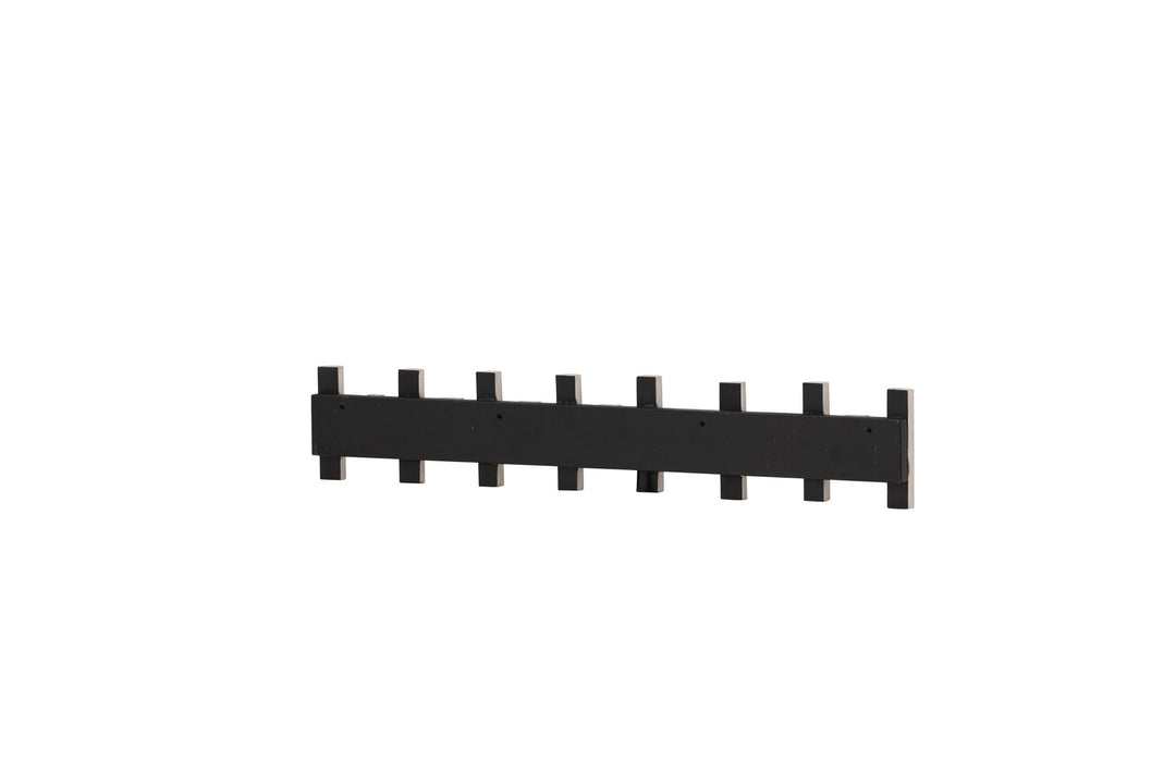 Venture Home Nimes Wall Hat Rack 75x3,5x13cm - Black/whitewash /  MDF