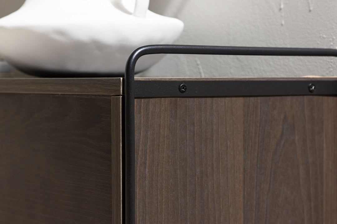 Venture Home Paris  Wall Cabinet 121x35x48cm - Mocca MDF