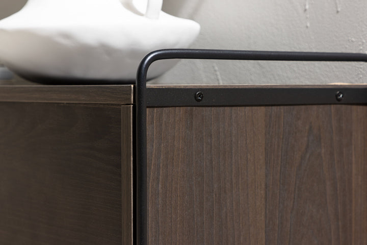 Venture Home Paris  Wall Cabinet 121x35x48cm - Mocca MDF