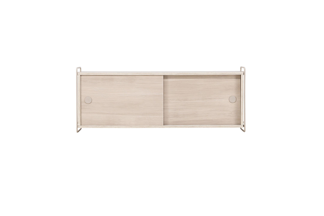Venture Home Paris  Wall Cabinet  121x35x48cm - Whitewash MDF