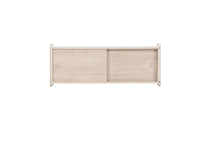 Venture Home Paris  Wall Cabinet  121x35x48cm - Whitewash MDF