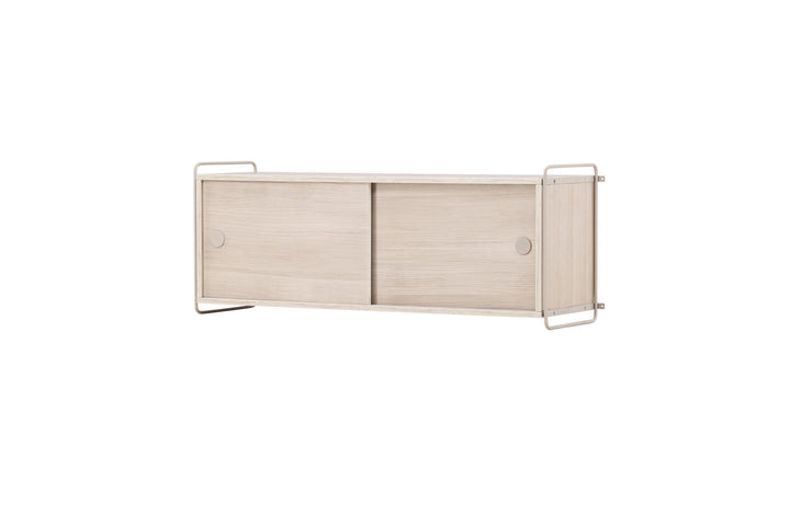 Venture Home Paris  Wall Cabinet  121x35x48cm - Whitewash MDF