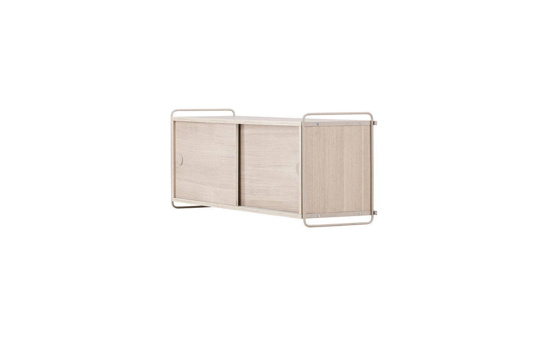 Venture Home Paris  Wall Cabinet  121x35x48cm - Whitewash MDF