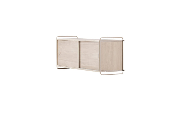 Venture Home Paris  Wall Cabinet  121x35x48cm - Whitewash MDF