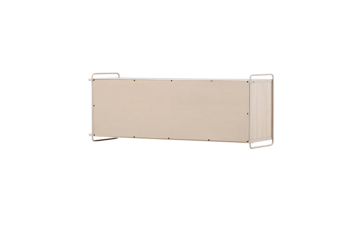 Venture Home Paris  Wall Cabinet  121x35x48cm - Whitewash MDF