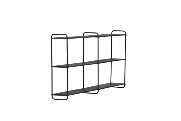 Venture Home Lyon  Wall Shelf  - Black / Powder coated Iron