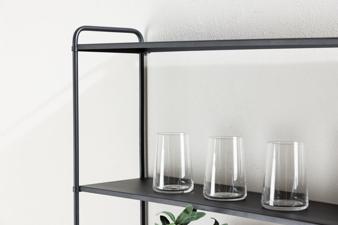 Venture Home Lyon  Wall Shelf  - Black / Powder coated Iron
