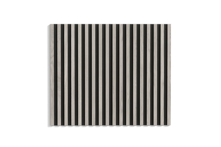 Venture Home Pau Wall Panel- Bed Headboard W94,5 x H80 x B2,8 - Black/Whitewash /  MDF