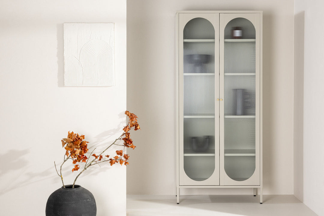 Venture Home Lima Cabinet - Beige  / Beige