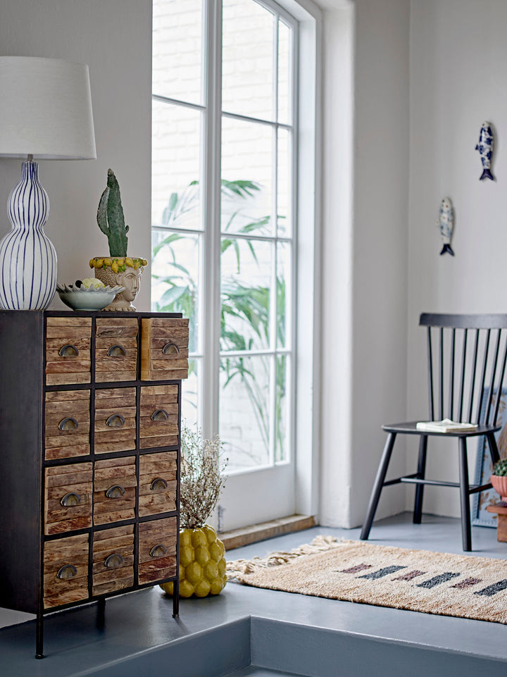 Creative Collection Matteo Kommode, Sort, Metal