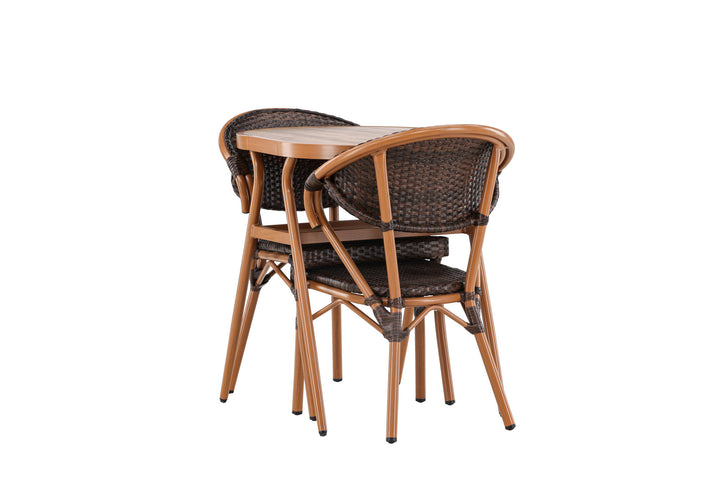 Venture Home Abrantes  Cafeset - Brown / Brown