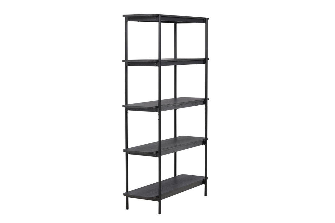 Vind Heim Shelf 190 cm  - Black / Black  FSC 100%