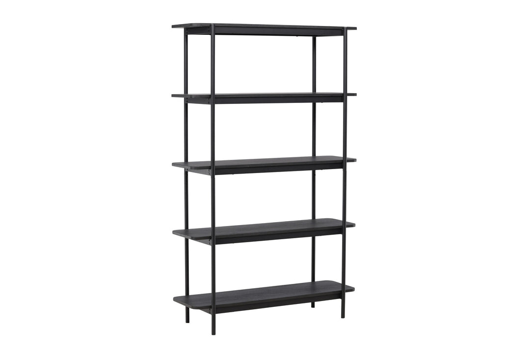 Vind Heim Shelf 190 cm  - Black / Black  FSC 100%
