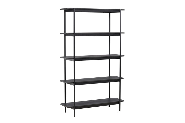 Vind Heim Shelf 190 cm  - Black / Black  FSC 100%