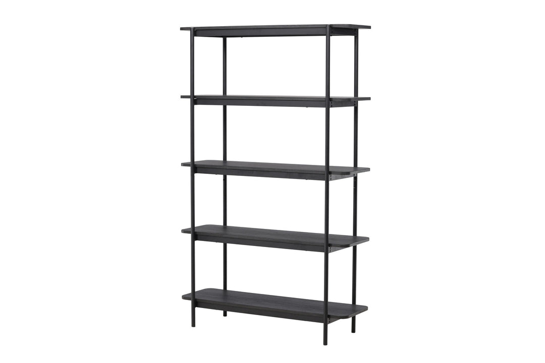 Vind Heim Shelf 190 cm  - Black / Black  FSC 100%