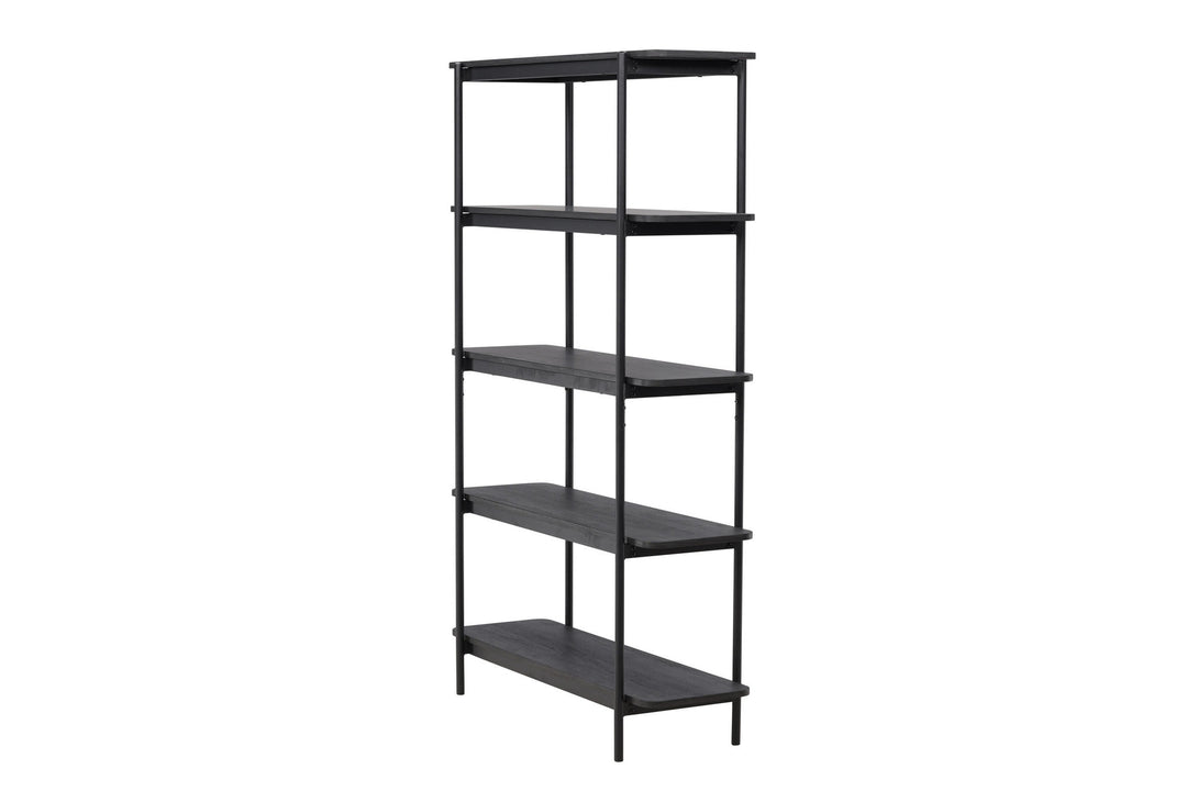Vind Heim Shelf 190 cm  - Black / Black  FSC 100%