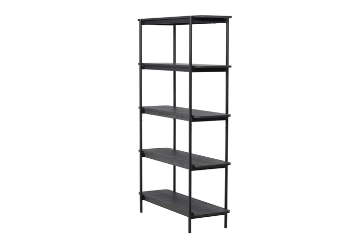 Vind Heim Shelf 190 cm  - Black / Black  FSC 100%