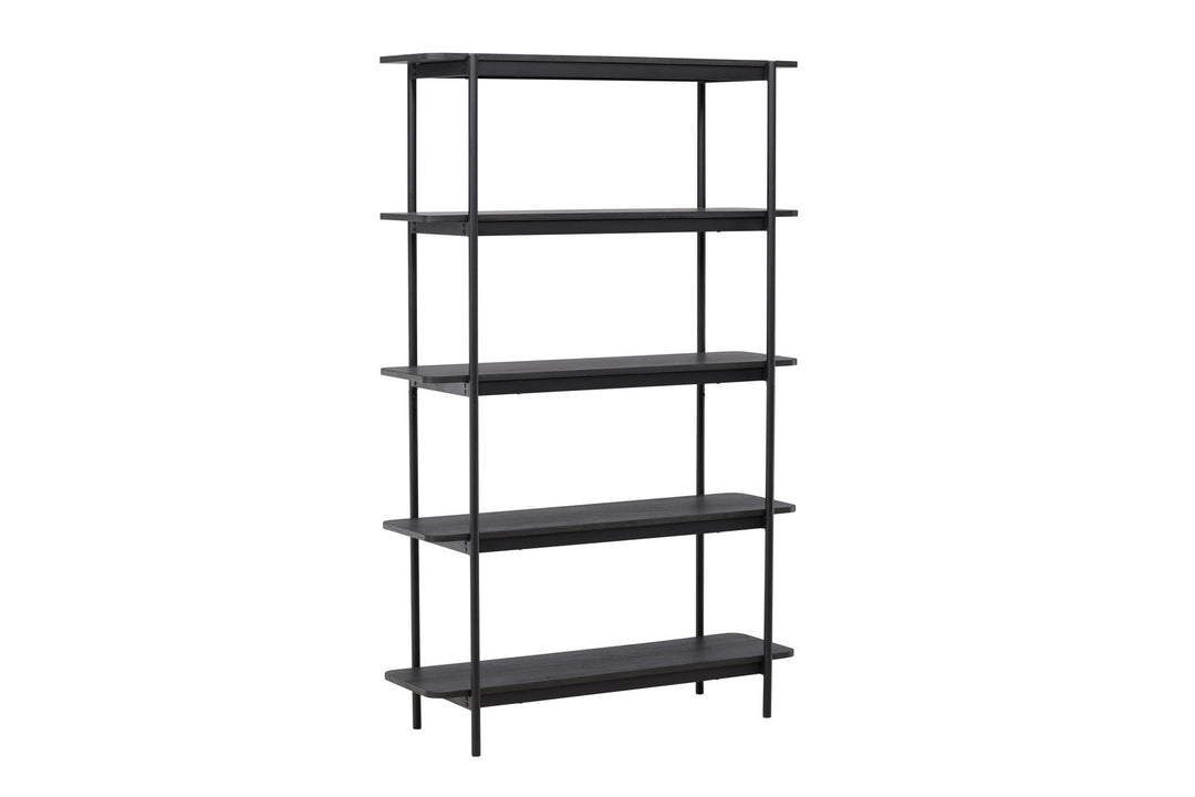 Vind Heim Shelf 190 cm  - Black / Black  FSC 100%