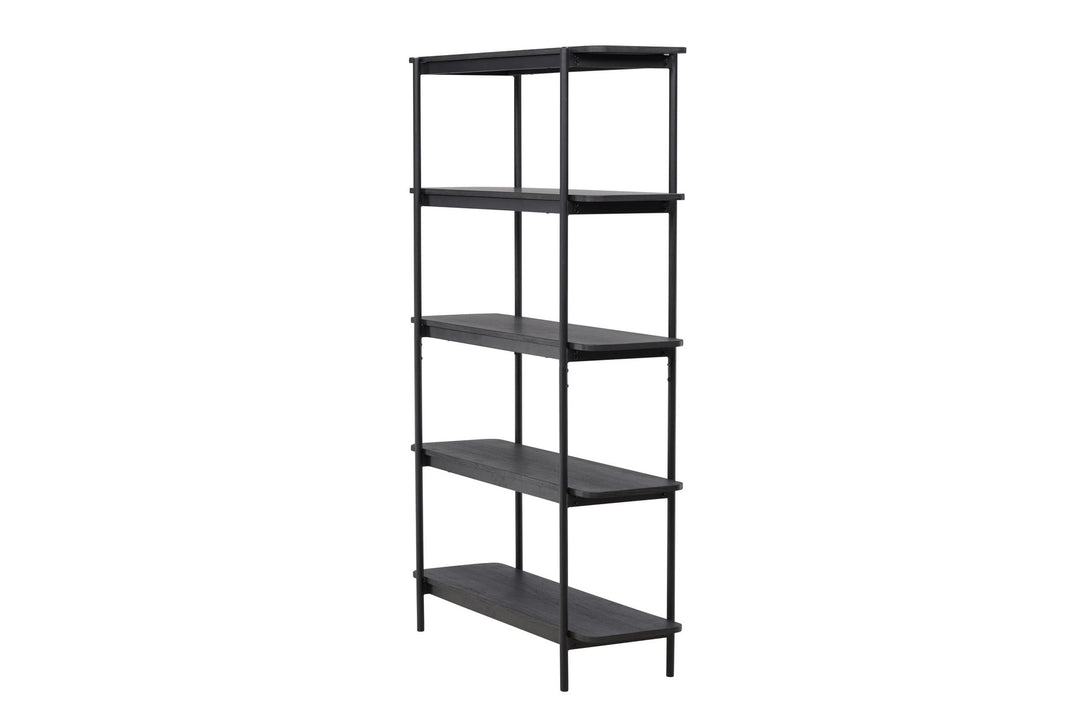 Vind Heim Shelf 190 cm  - Black / Black  FSC 100%