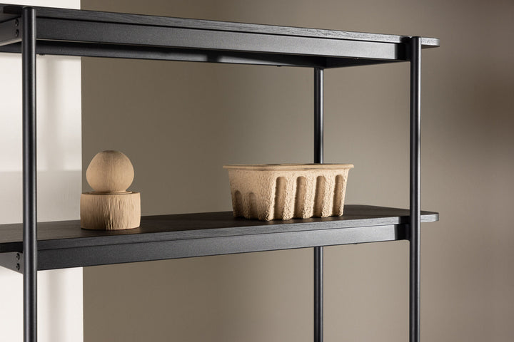 Vind Heim Shelf 190 cm  - Black / Black  FSC 100%