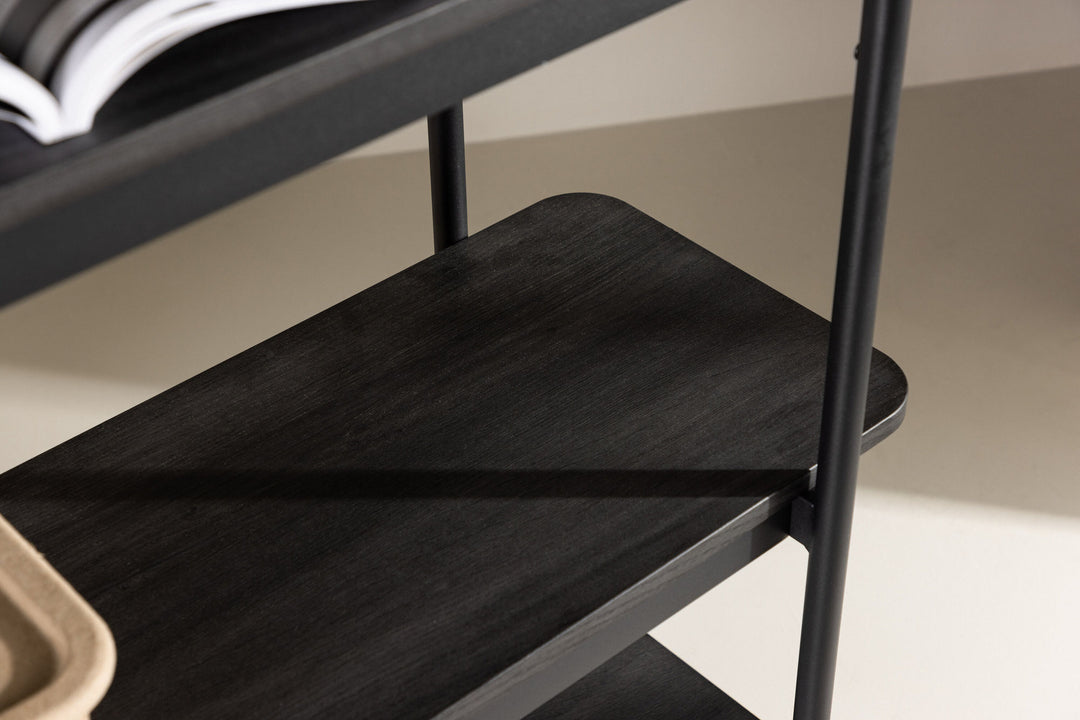 Vind Heim Shelf 190 cm  - Black / Black  FSC 100%
