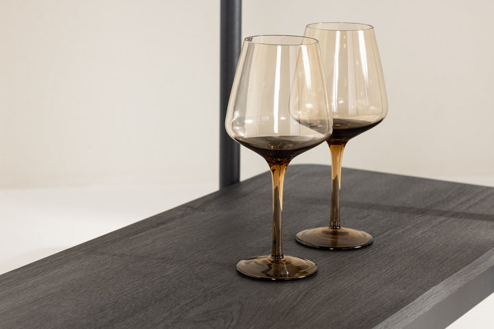 Vind Heim Shelf 120 cm  - Black / Black FSC 100%